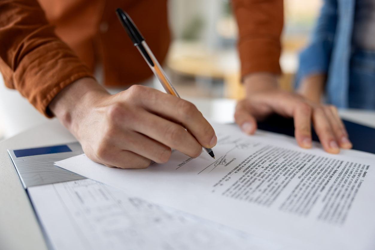 An attorney completing law firm registrations