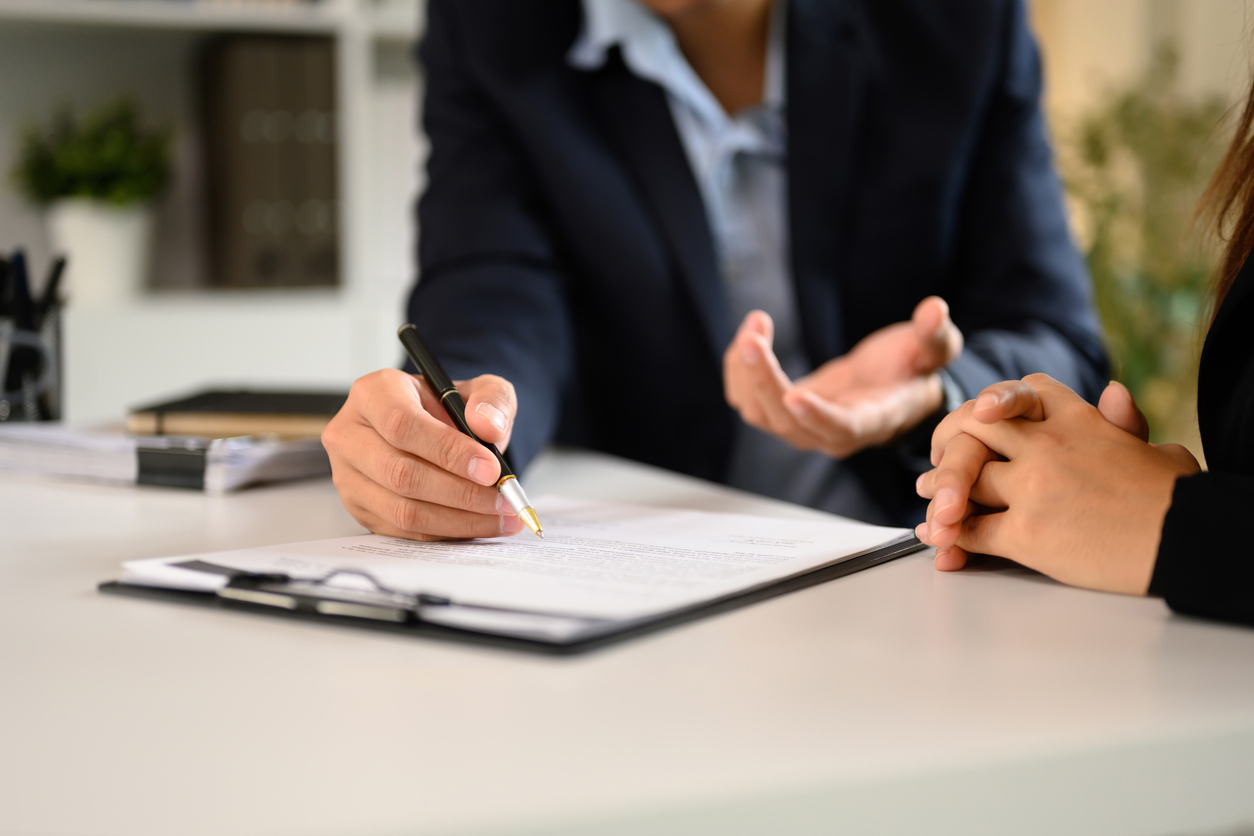An attorney reviewing a law firm profit and loss statement
